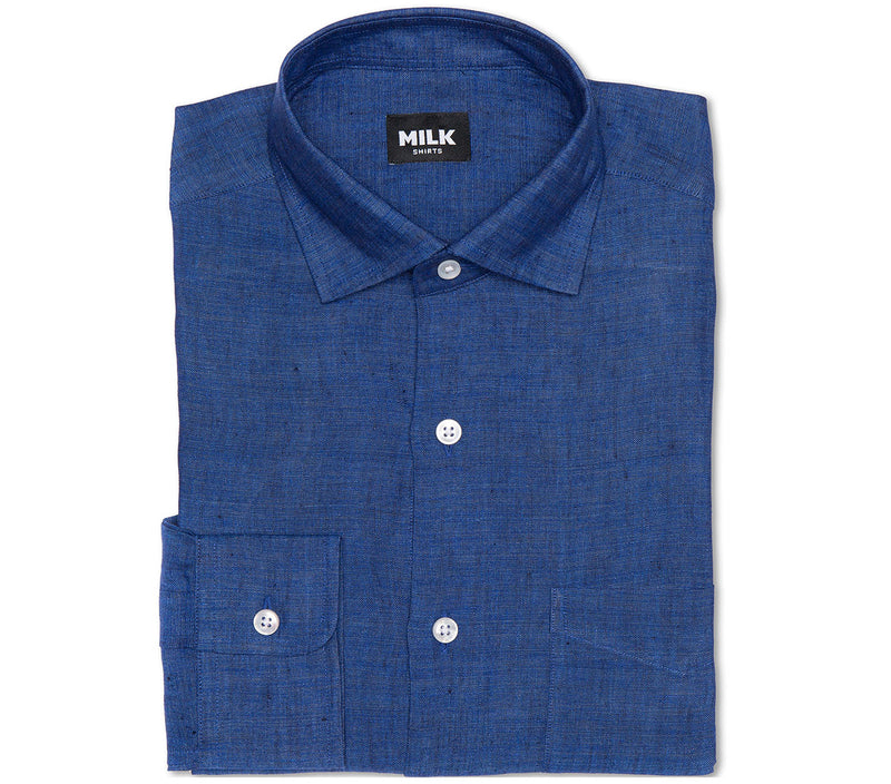 Polo Blue Linen Shirt