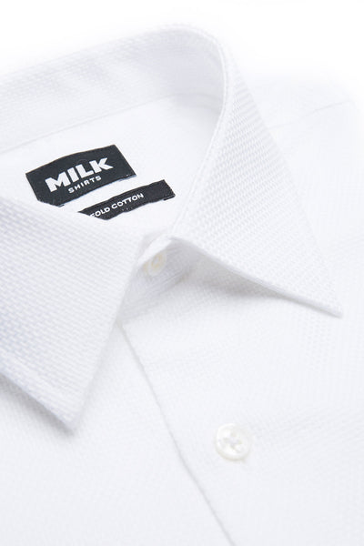 Cross 90s White Panama Shirt by MILK Shirts Cross 90s White Panama Shirt by MILK Shirts