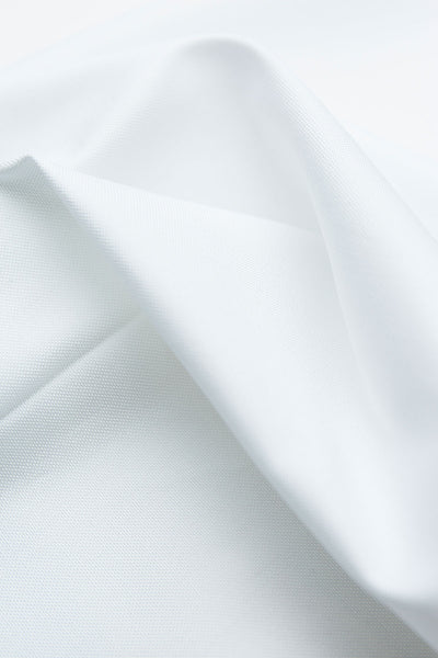 Cleo 80s Textured White Cloth Fabric by MILK Shirts