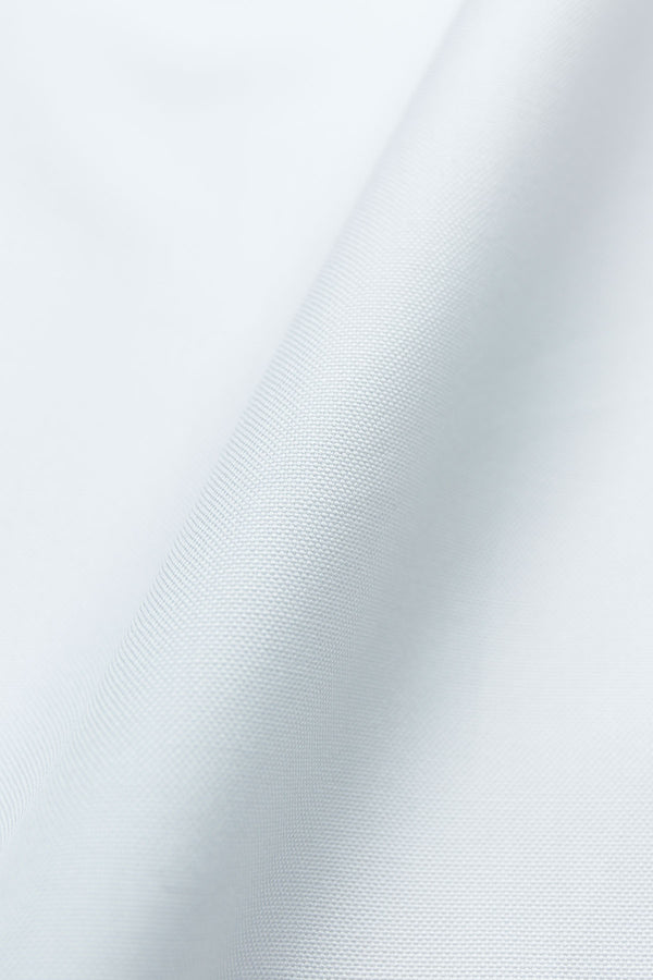 Lux 80s White Pinpoint Fabric