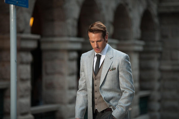 man wearing bespoke formal shirt