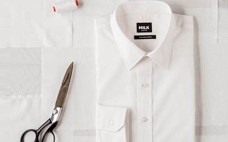 Custom Dress Shirts made from the World's Finest Fabrics - MILK Shirts