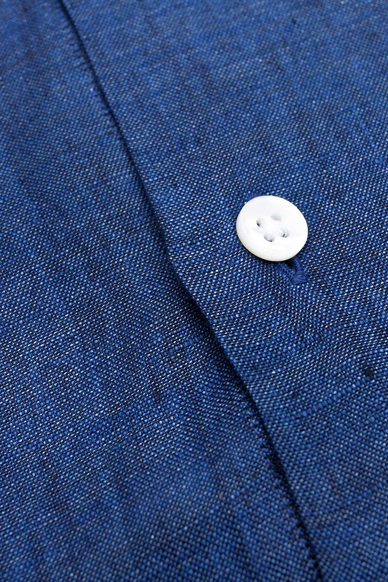 Polo Blue Linen Shirt