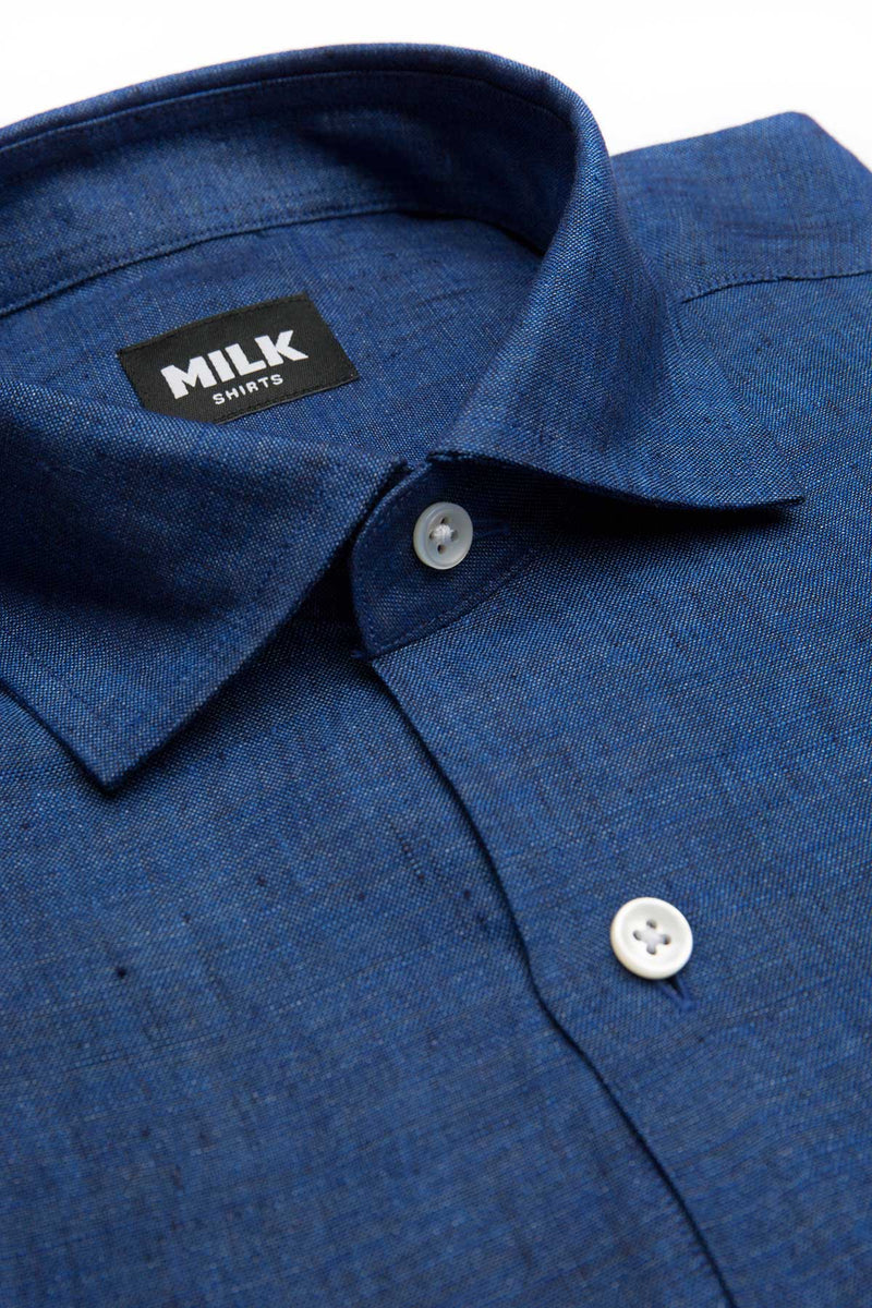 Polo Blue Linen Shirt