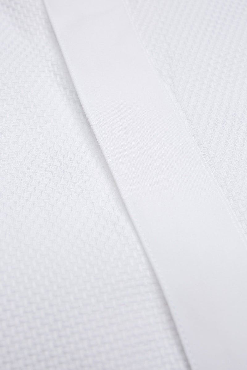 Tuxedo Dove 140s White Poplin Shirt