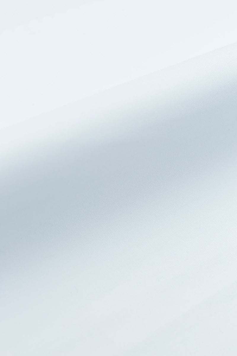 Tuxedo Dove 140s White Poplin Fabric