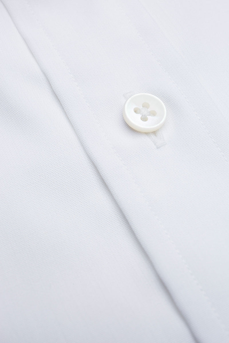 Alps Wrinkle Free White Poplin Shirt