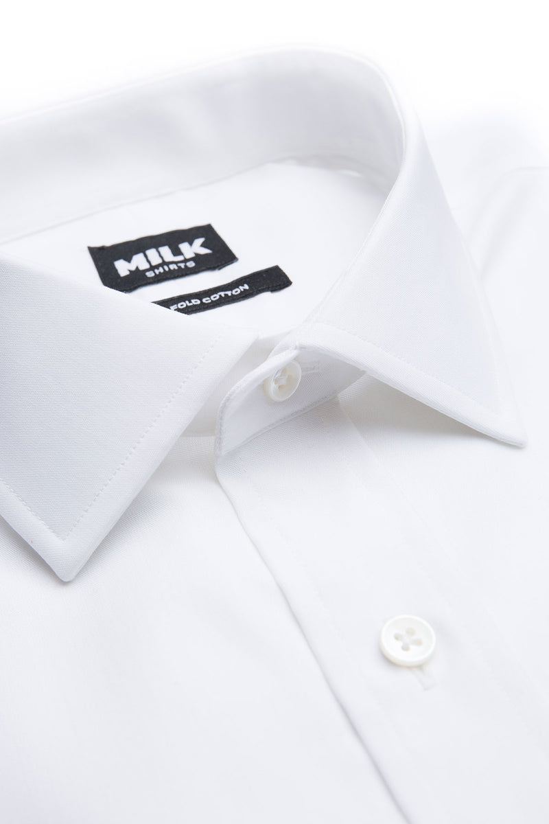 Alps Wrinkle Free White Poplin Shirt