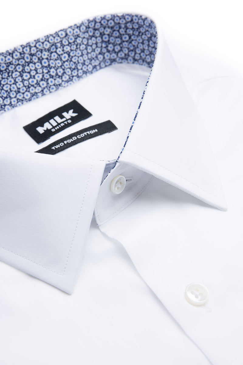 Bagio Soft White Twill with Contrast Shirt