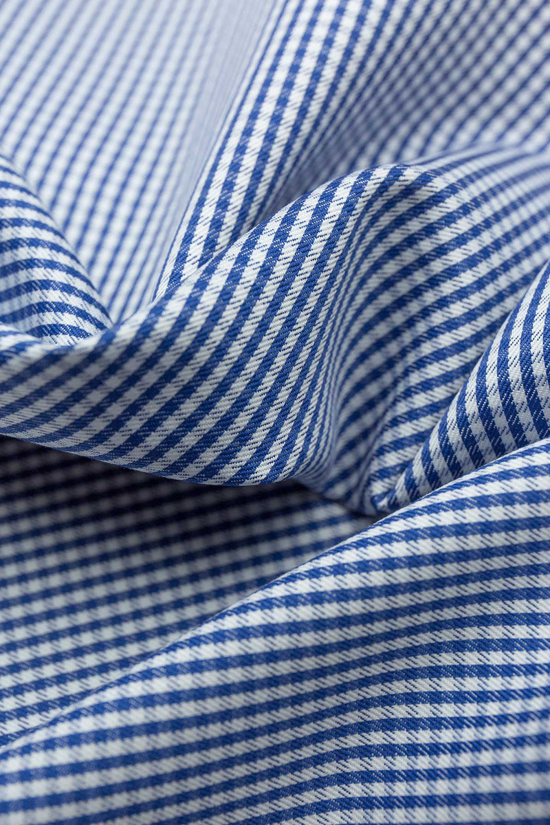 Baltimore 100s Navy Gingham Fabric