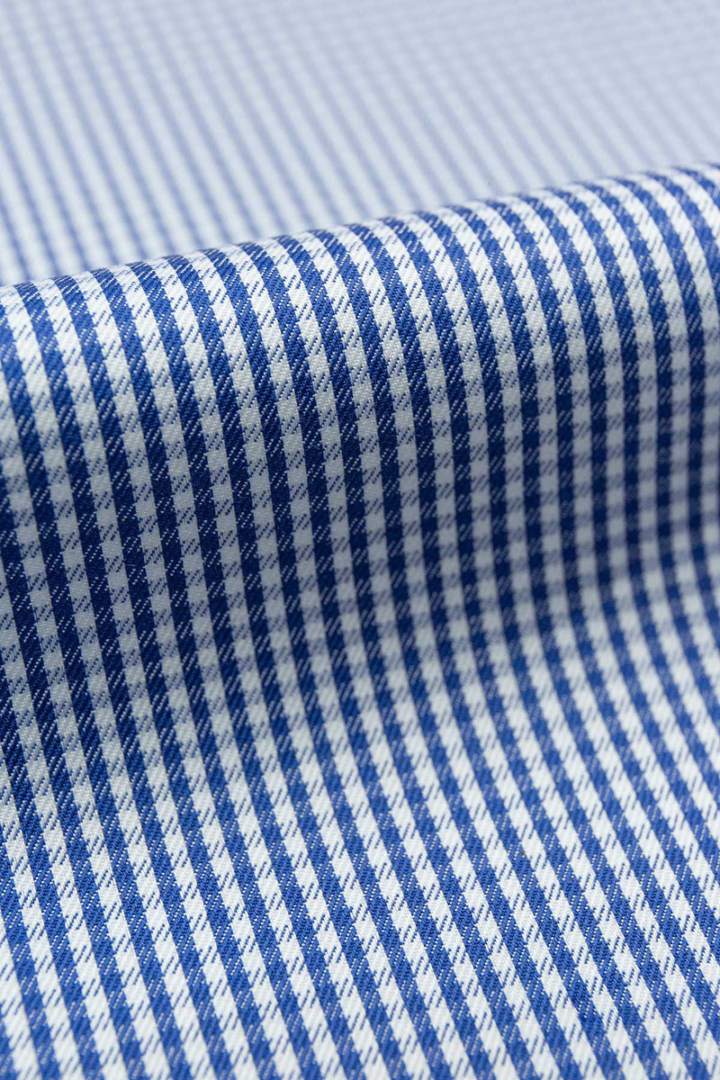 Baltimore 100s Navy Gingham Fabric