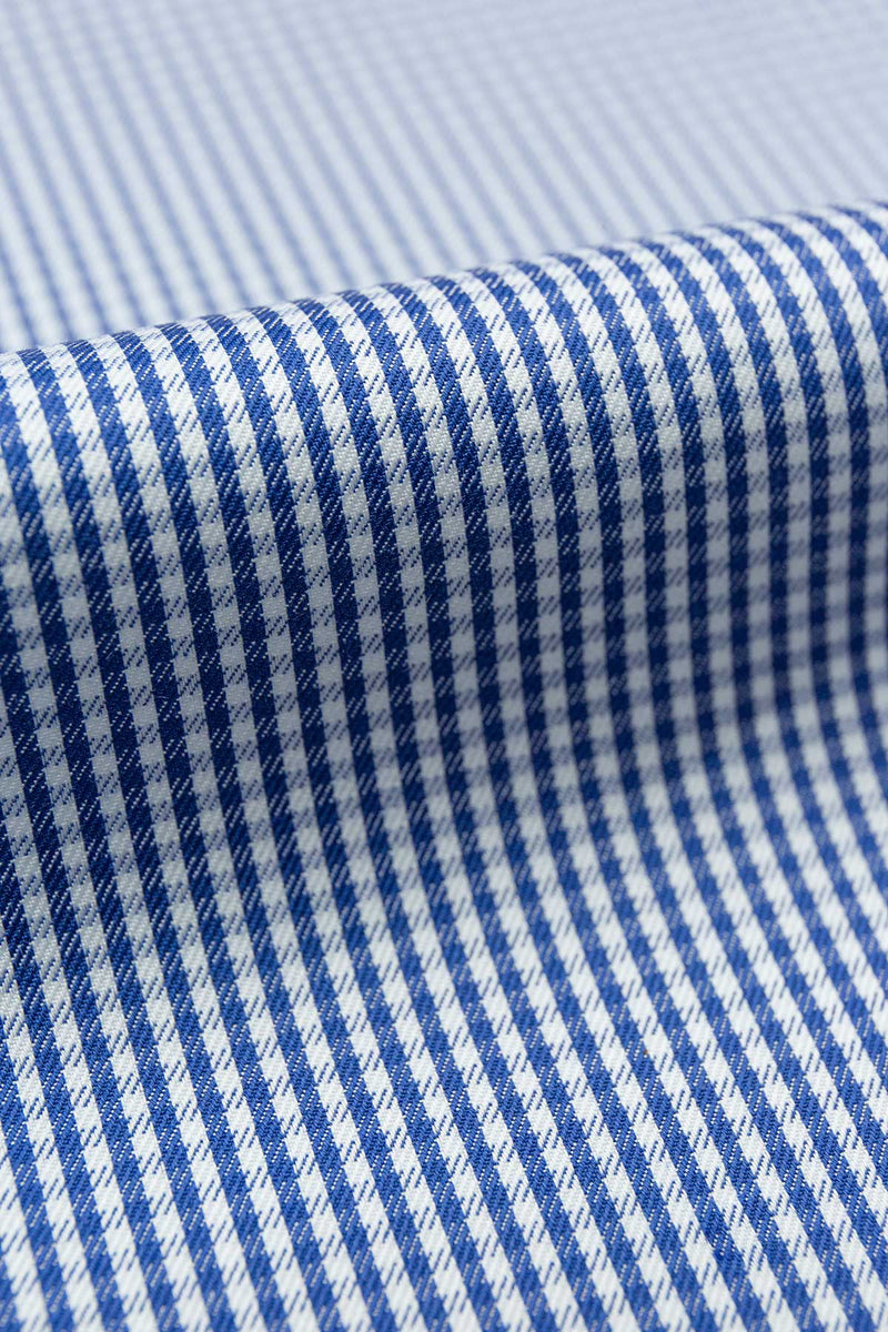 Baltimore 100s Navy Gingham Fabric