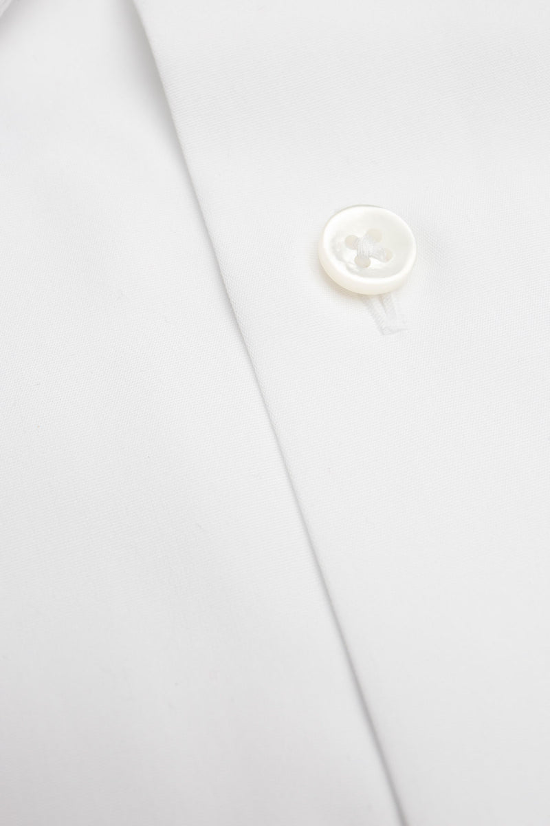 Calilo 100s White Poplin Shirt