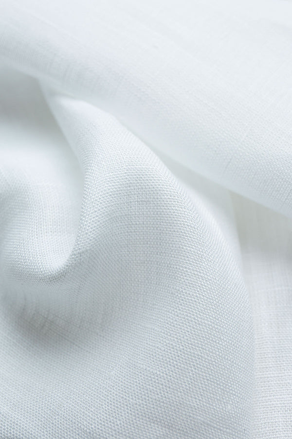 Capri White Linen Shirt
