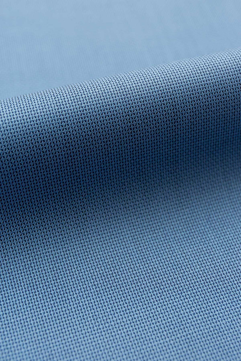 Carlo 100s Denim Blue Dobby Fabric