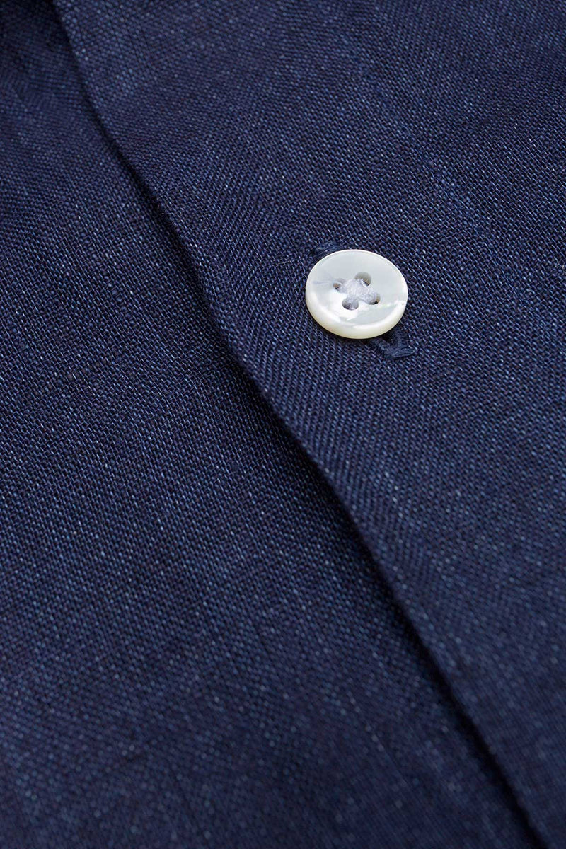 Dhillon Denim Blue Linen Shirt