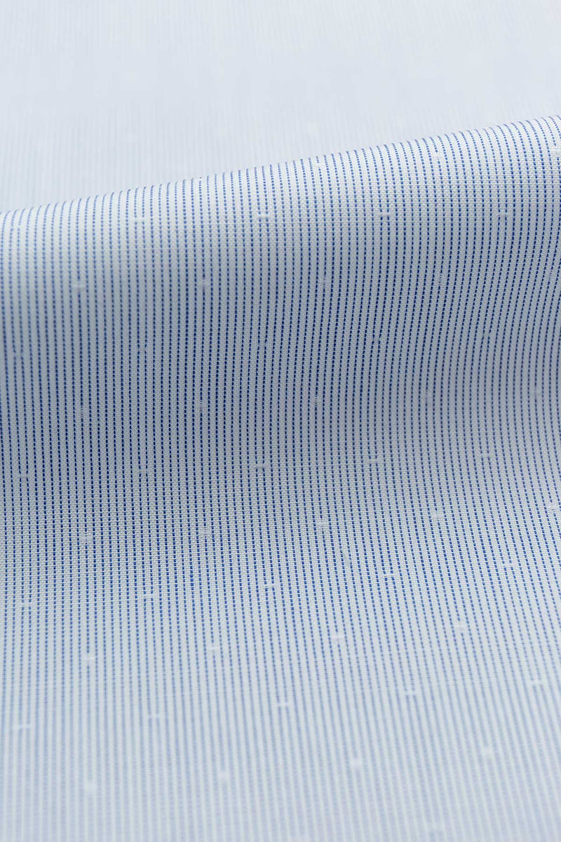 Tetra 100s Light Blue Dobby Fabric